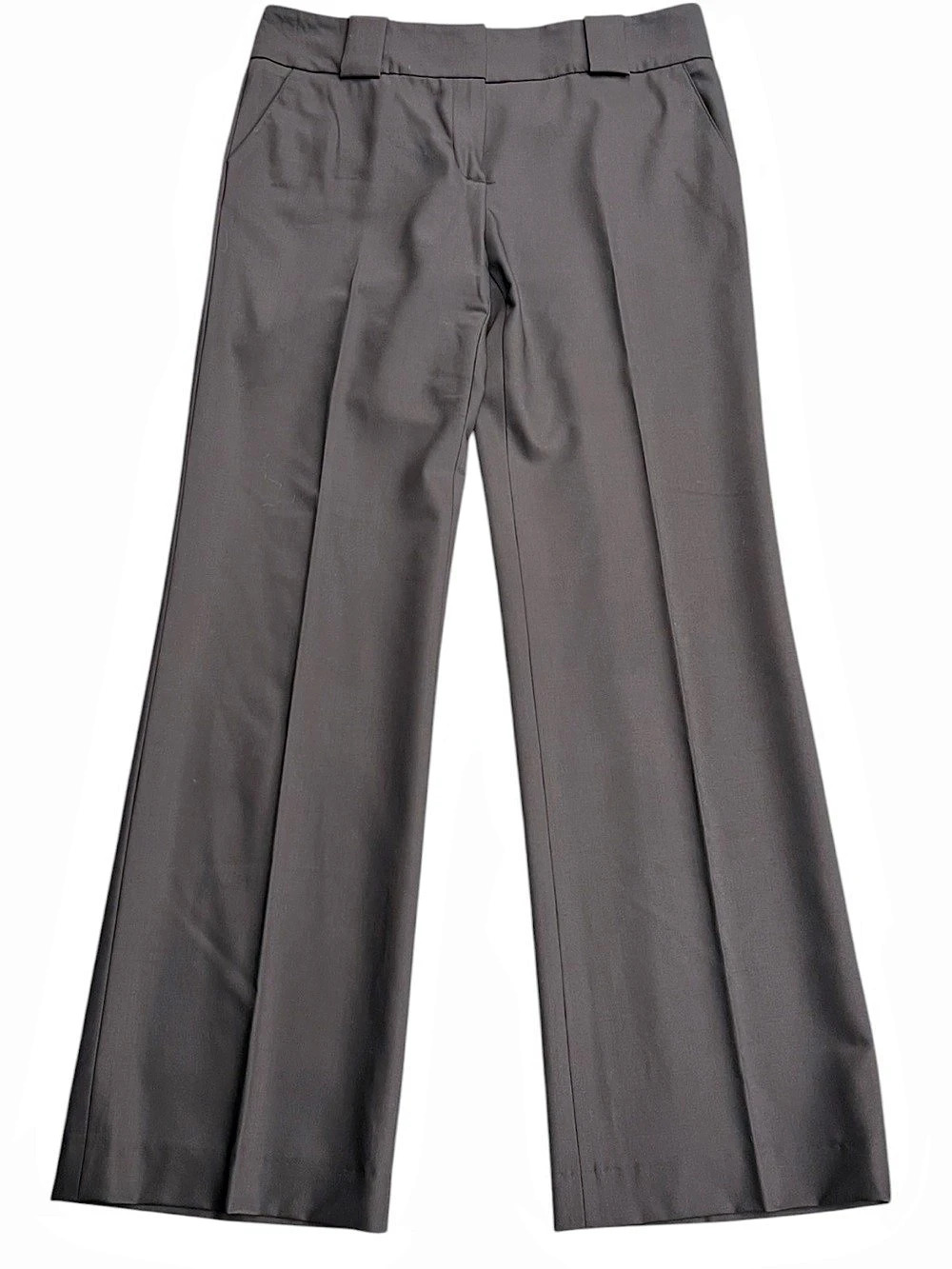 Tenenflo Black Wool Stretch Straight Leg Pants (10)